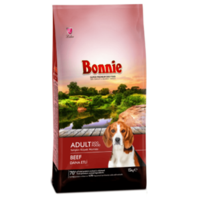 BONNIE ADULT DOG FOOD – BEEF 15KG 