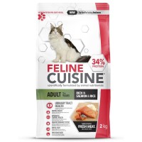 FELINE CUISINE SALMON AND RICE 2KG CAT FOOD