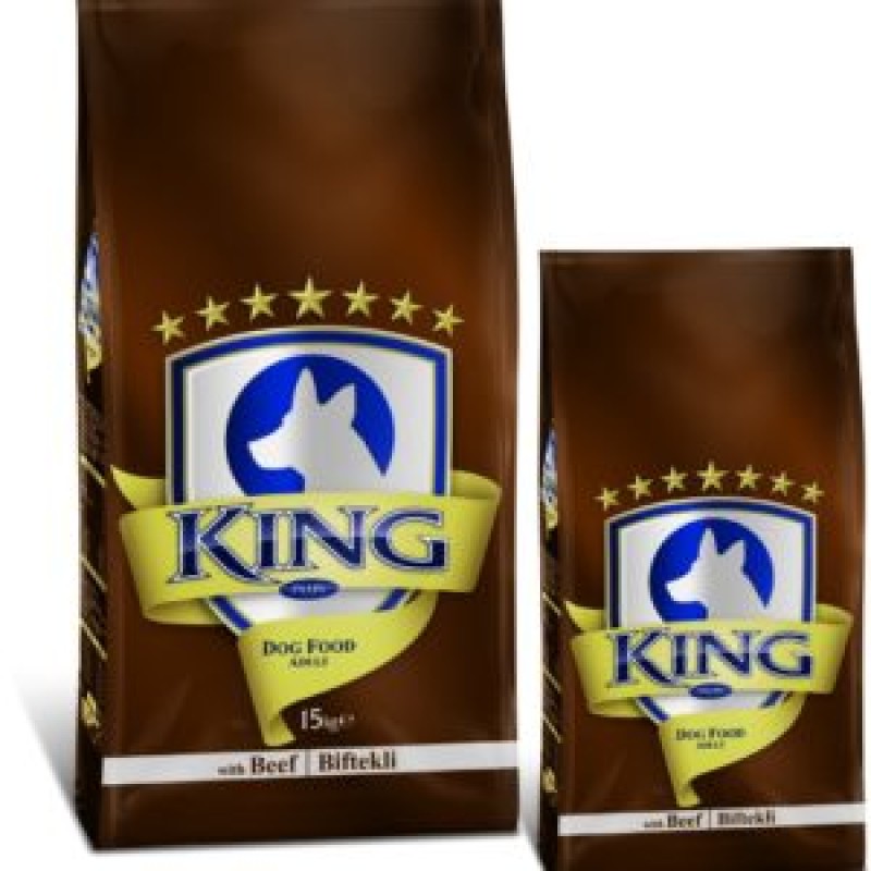 KING PLUS ADULT DOG FOOD – BEEF 15KG 