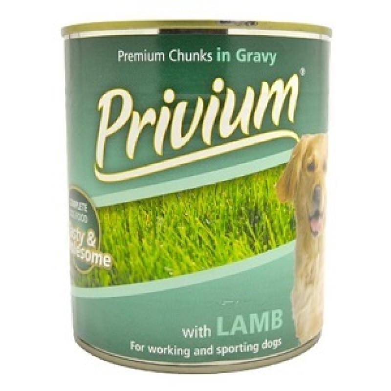 PRIVIUM CHUNKS IN GRAVY WITH LAMB 810G