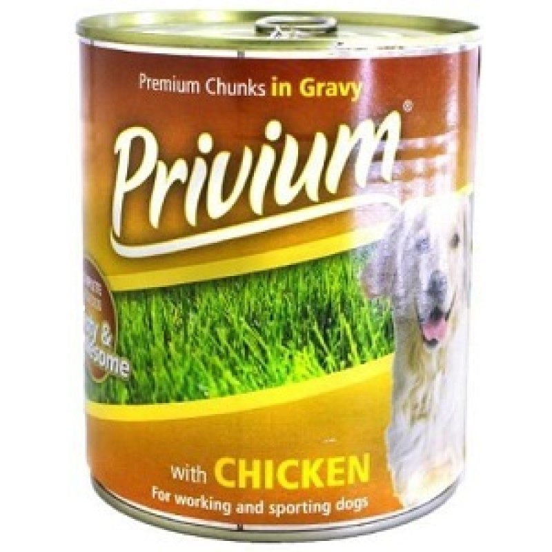 PRIVIUM CHUNKS IN GRAVY WITH CHICKEN 810G