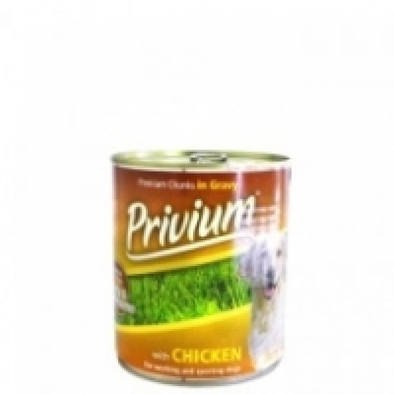 PRIVIUM DOG FOOD CAN CHICKEN 810G