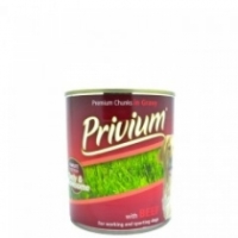 PRIVIUM DOG FOOD WITH BEEF 810G