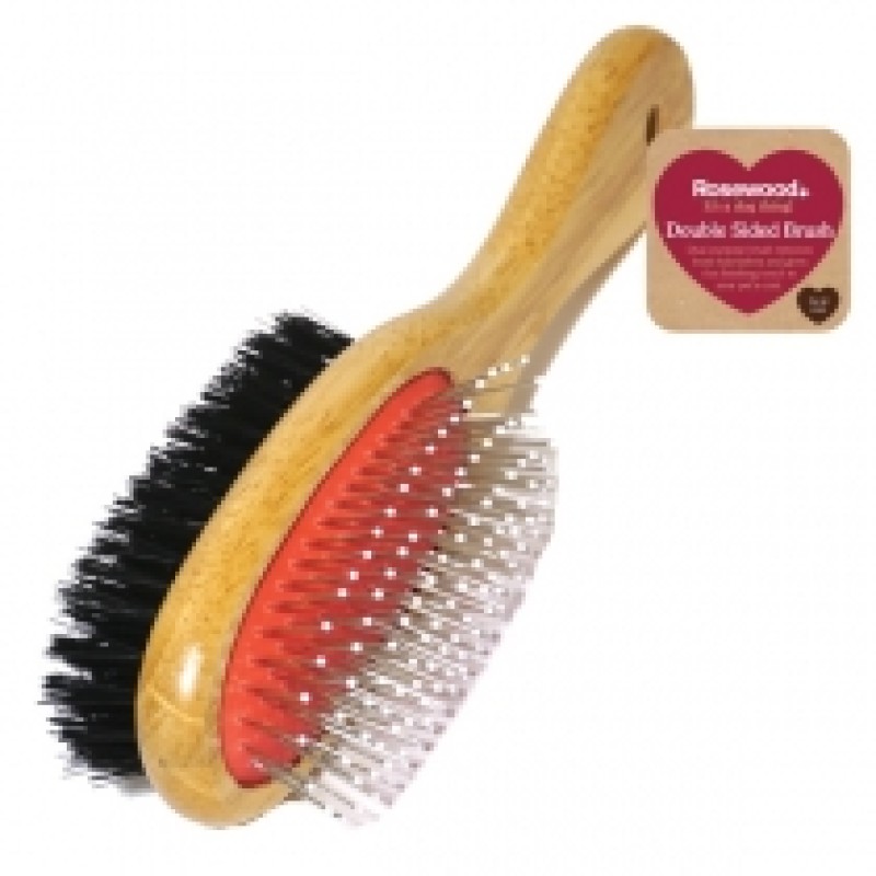 ROSEWOOD DOUBLE SIDED BRUSH