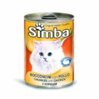 Simba Cat Food Chunkies with Chicken 415g