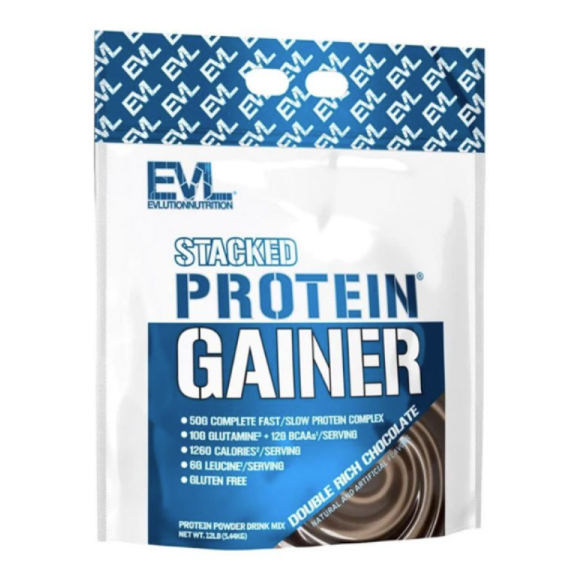 EVLUTION STACKED PROTEIN GAINER VANILLA ICE CREAM 5.44KG