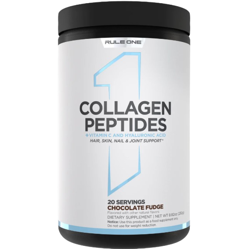 RULE 1 COLLAGEN PEPTIDES CHOCOLATE FUDGE 336G