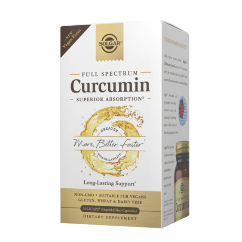 SOLGAR CURCUMIN 30'S LIQUID EXTRACT SOFTGELS