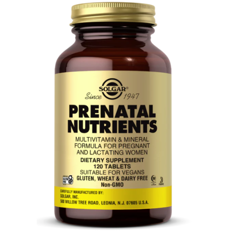 SOLGAR PRENATAL NUTRIENTS 120S