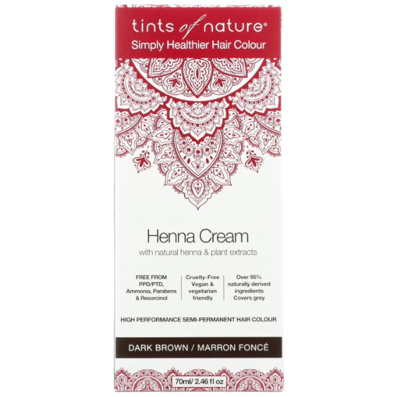 TINTS HENNA CREAM DARK BROWN 70ML