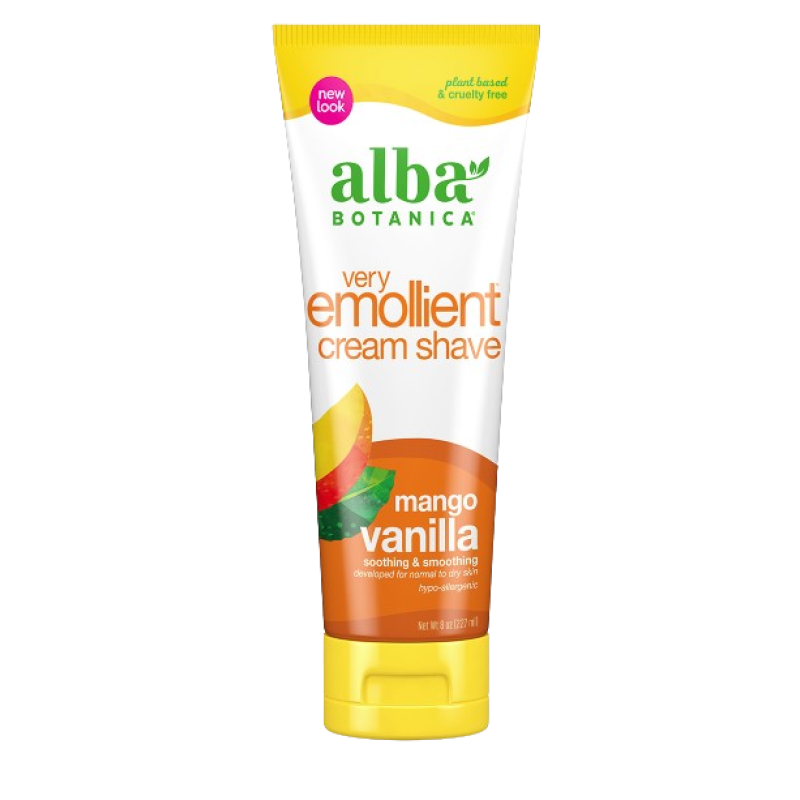 ALBA VERY EMOL CRM SHAVE MANGO VANILLA 227G