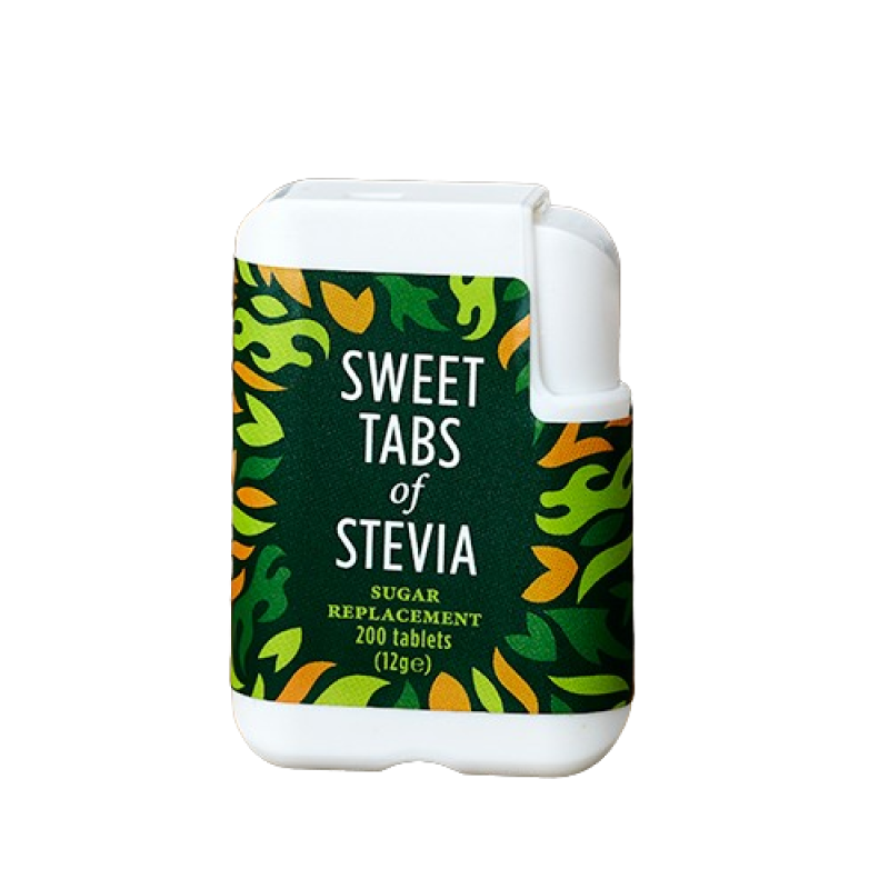 VIAHEALTH SWEET TABS OF STEVIA SUGAR REPLACEMENT 200 TABS 11.2G