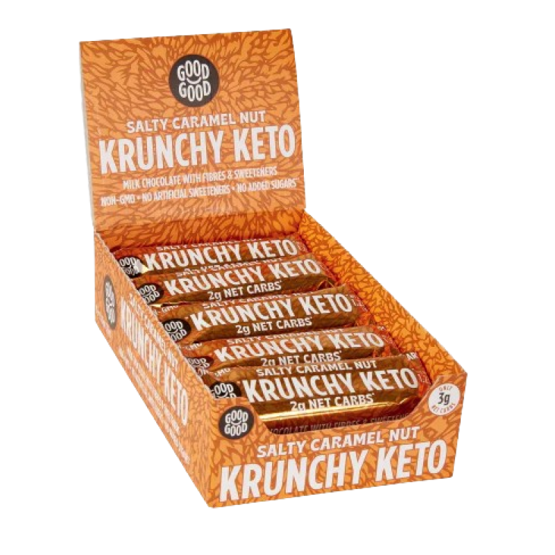 VIAHEALTH SALTED CARAMEL NUT KRUNCHY KETO BAR 35G