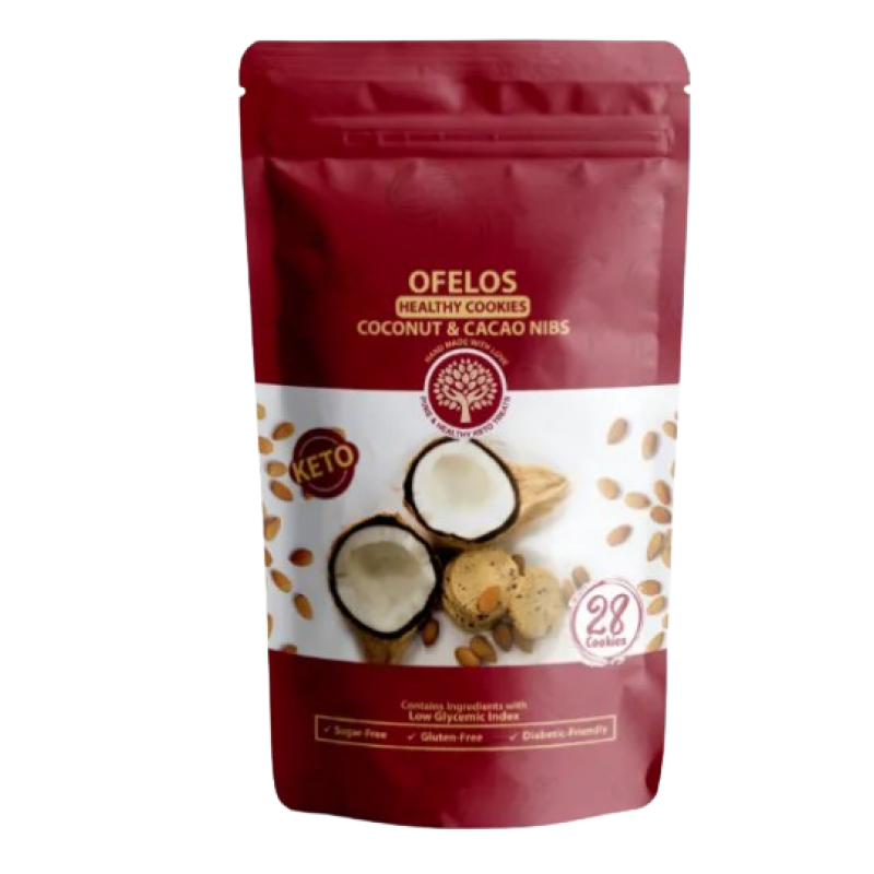 OFELOS COCONUT & CACAO NIB COOKIES 150G