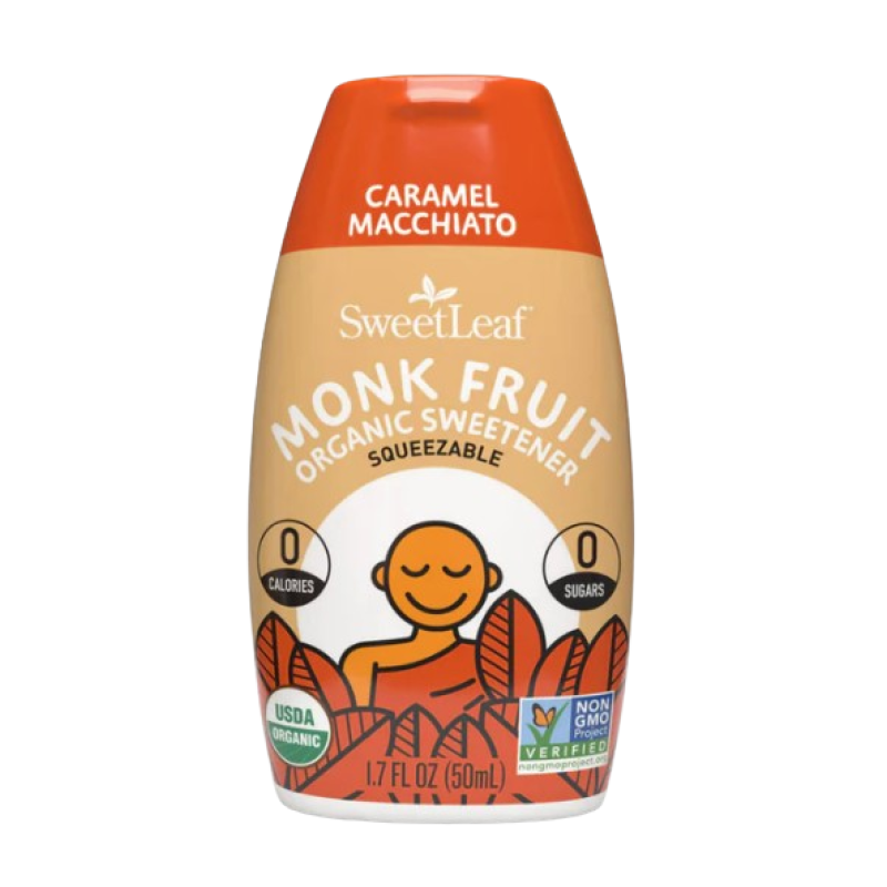 SWEETLEAF CARAMEL MACCHIATO MONK FRUIT ORGANIC SWEETENER 50ML