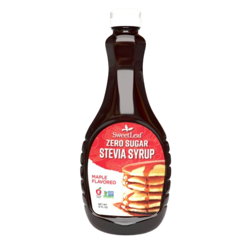 SWEETLEAF MAPLE FLAVORED STEVIA SYRUP 12OZ