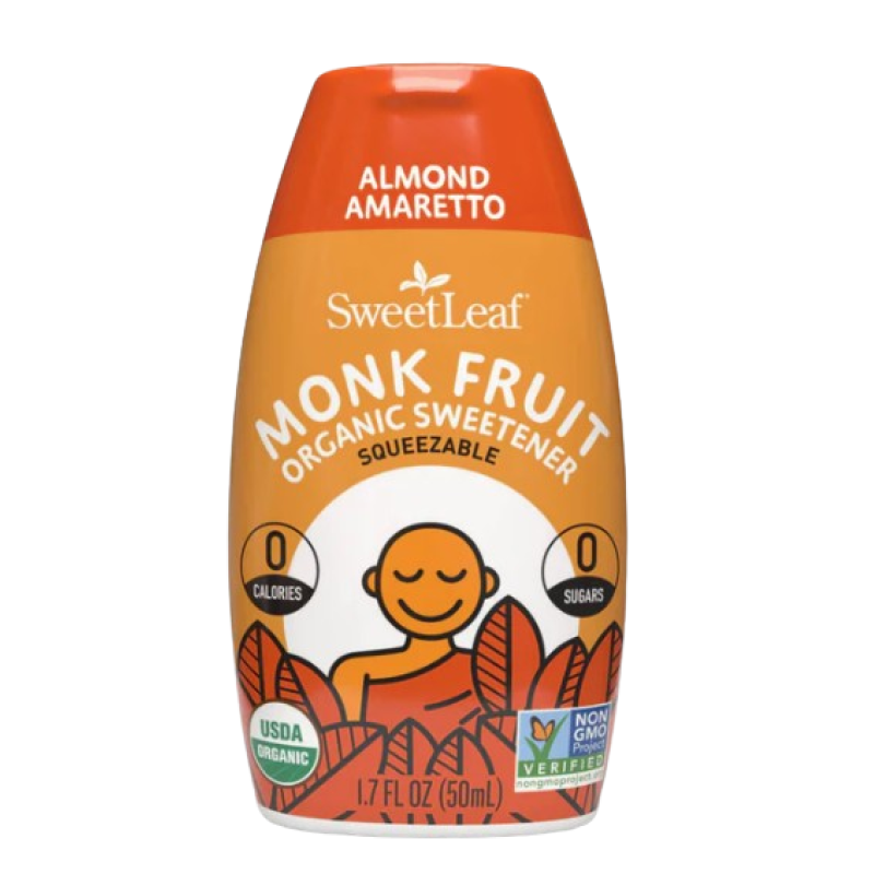 SWEETLEAF ALMOND AMARETTO MONK FRUIT ORGANIC SWEETENER 50ML 