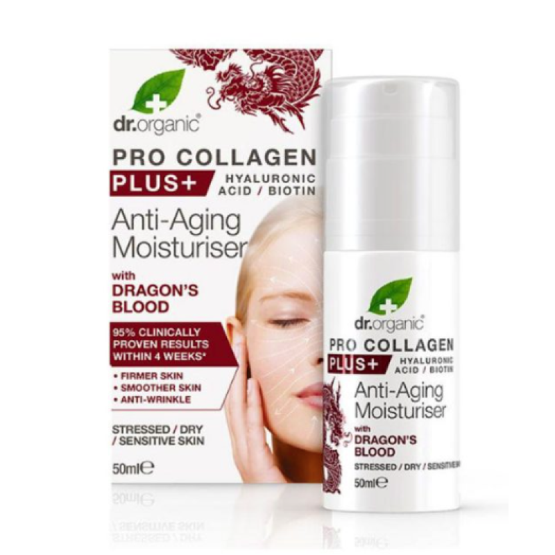 DR ORGANIC PRO COLLAGEN ANTI-AGING MOISTURIZER DRAGON'S BLOOD 50ML