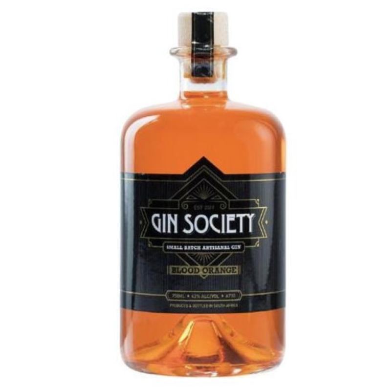 GIN SOCIETY BLOOD ORANGE GIN 750 ML