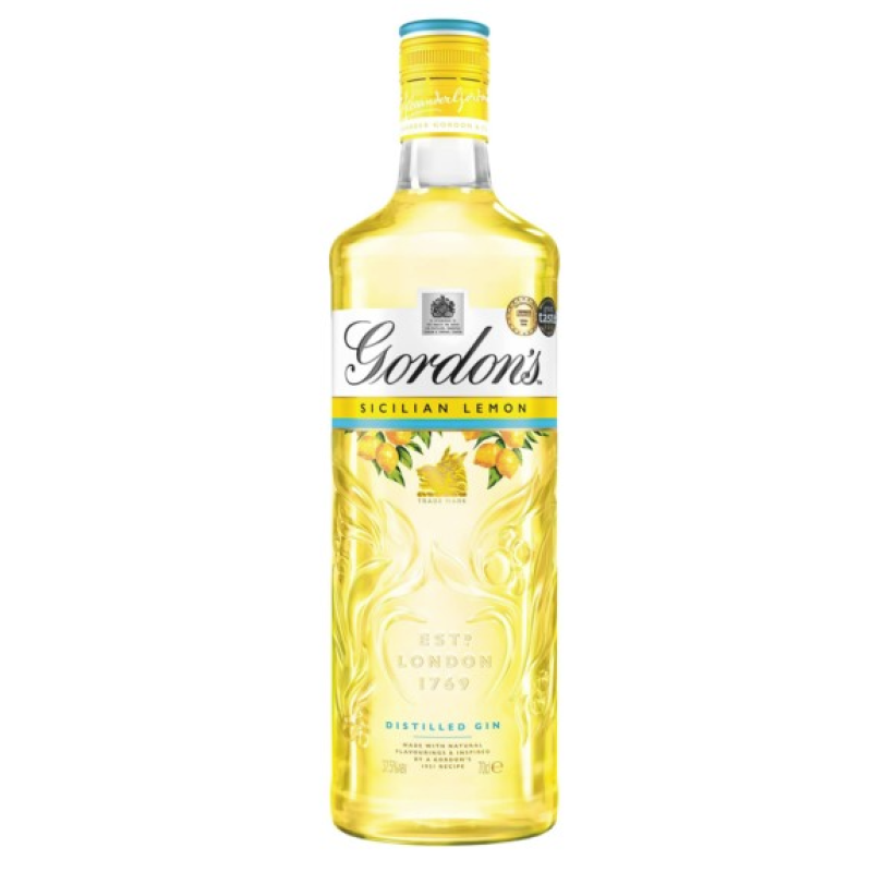 GORDON'S SILICAN LEMON GIN 700ML