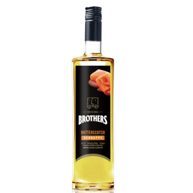 BROTHERS BUTTERSCOTCH SCHNAPPS 750ML