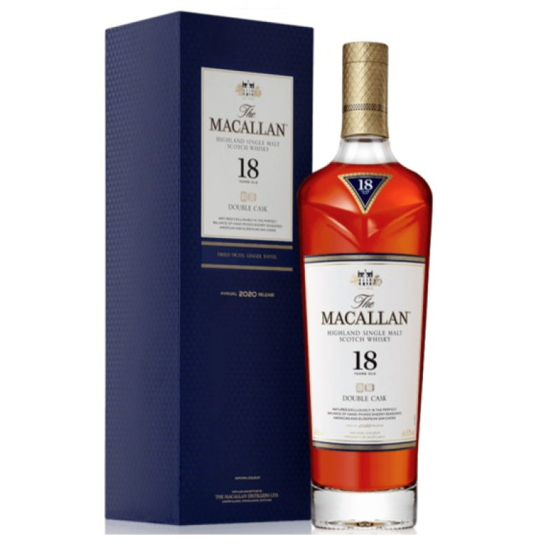 THE MACALLAN 18 YEAR DOUBLE CASK 700ML