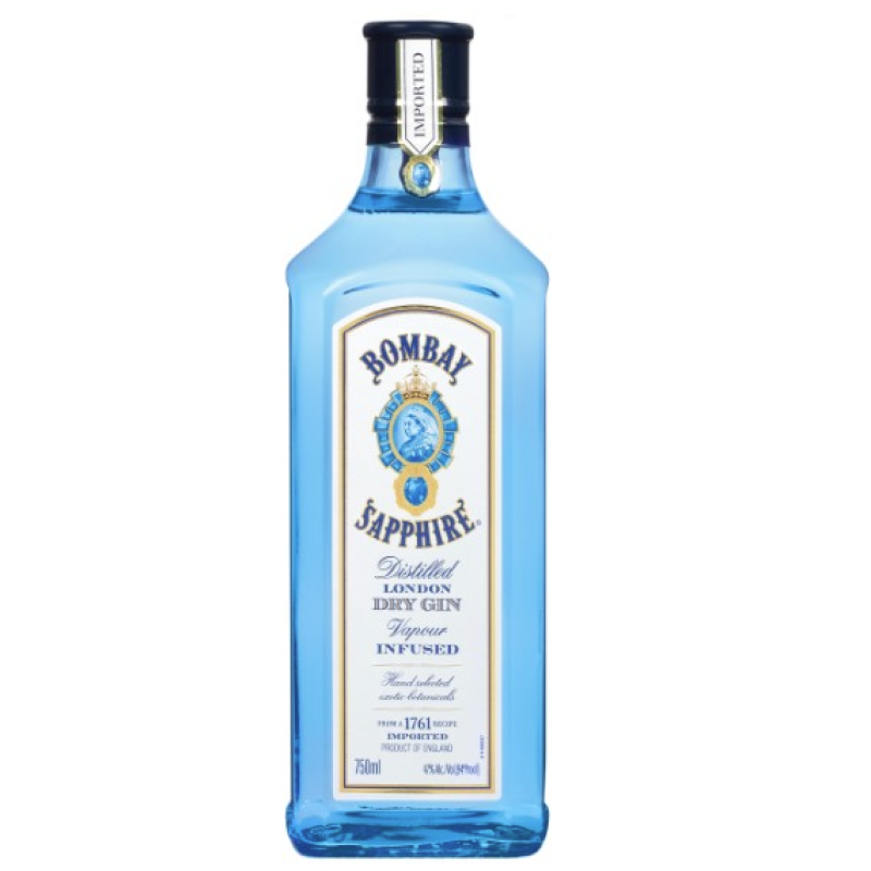 BOMBAY SAPPHIRE LONDON DRY GIN 750ML