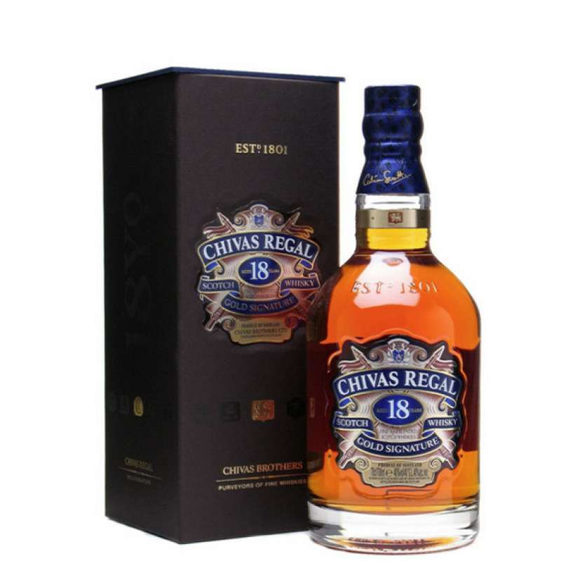 CHIVAS REGAL 18 YEAR OLD WHISKY 750ML