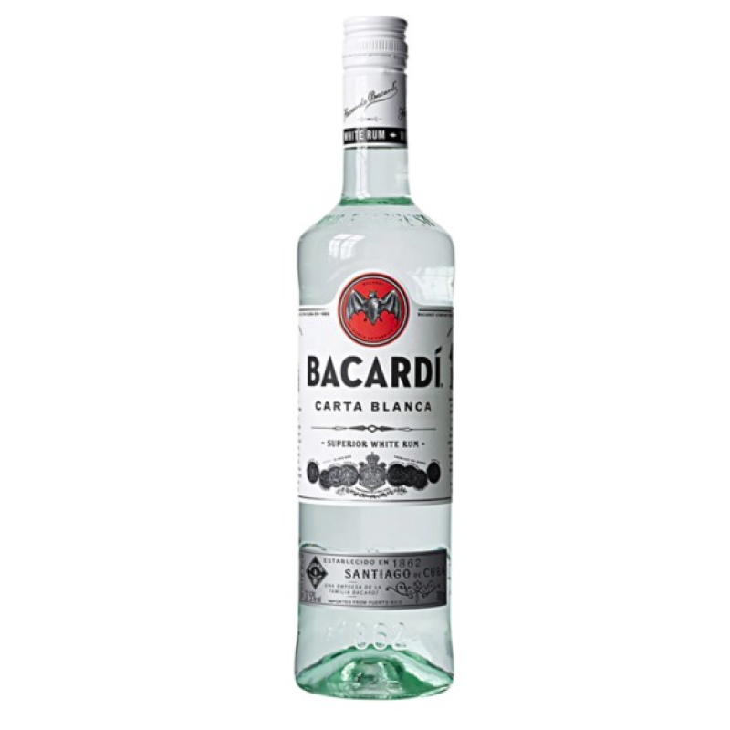 BACARDI CARTA BLANCA RUM 1L