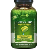 IRWIN 2-IN-1 CLEANSE $ FLUSH WEIGHT LOSS SUPPORT 