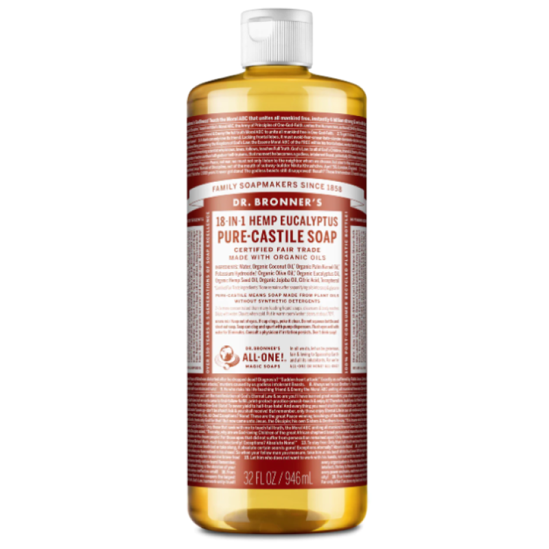 DR BRONNER'S EUCALYPTUS PURE CASTILE LIQUID SOAP 946ML