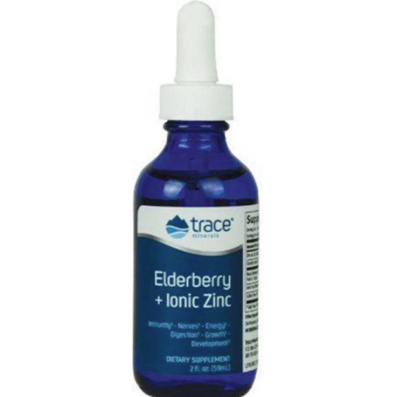 TRACE MINERALS ELDERBERRY + IONIC ZINC (2FL) 59ML