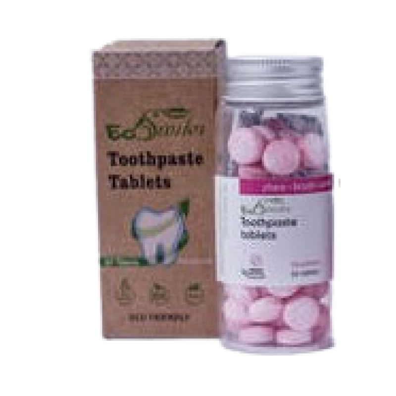 ECOSMILES STRAWBERRY TOOTHPASTE 60TABLETS 