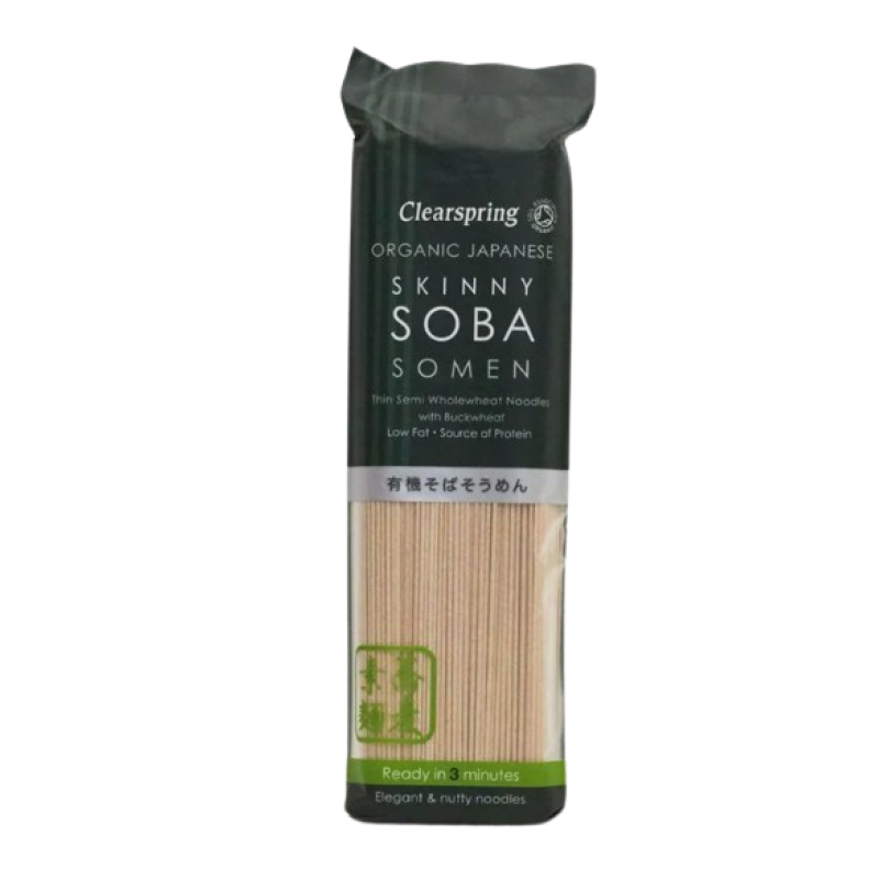 CLEARSPRING ORGANIC SKINNY SOBA SOMEN NOODLES 200G