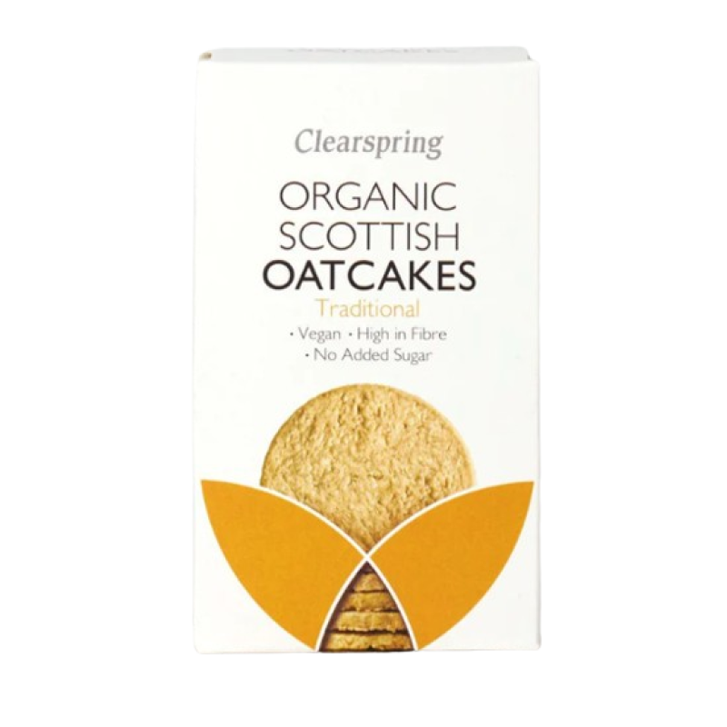 CLEARSPRING ORGANIC OATCAKES -TRADITIONAL 200G