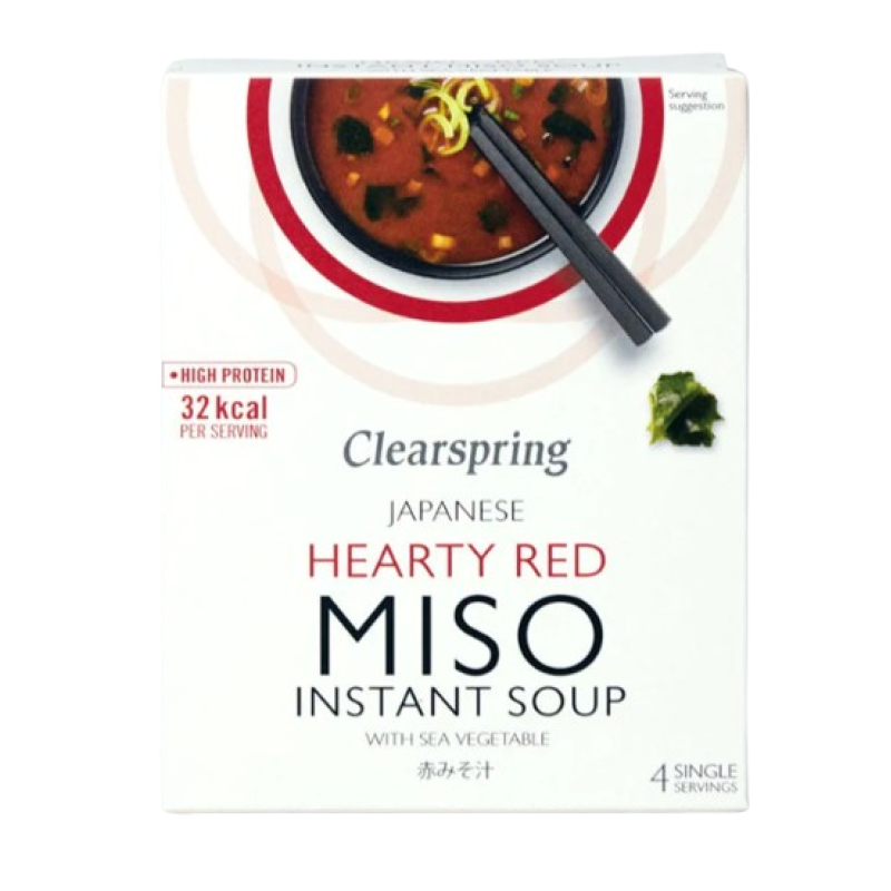 CLEARSPRING JAPANESE HEARTY RED INSTANT MISO SOUP 4*10G