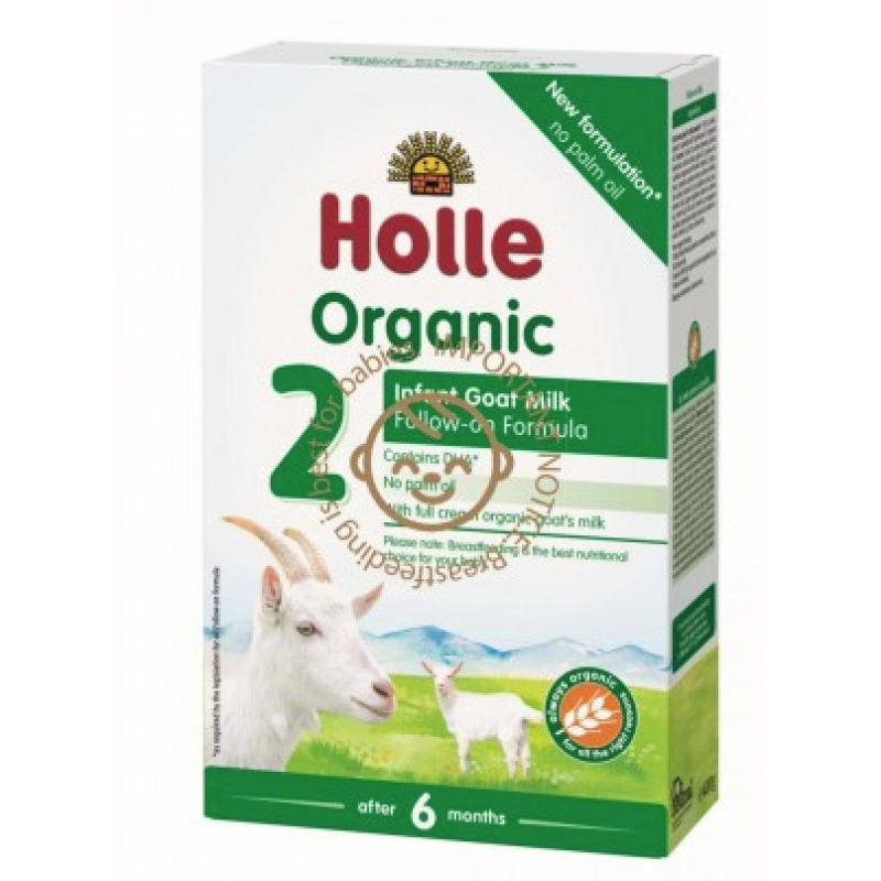 HOLLE ORGANIC INFANT GOAT MILK FOLLOW ON FORMULA 2 400G