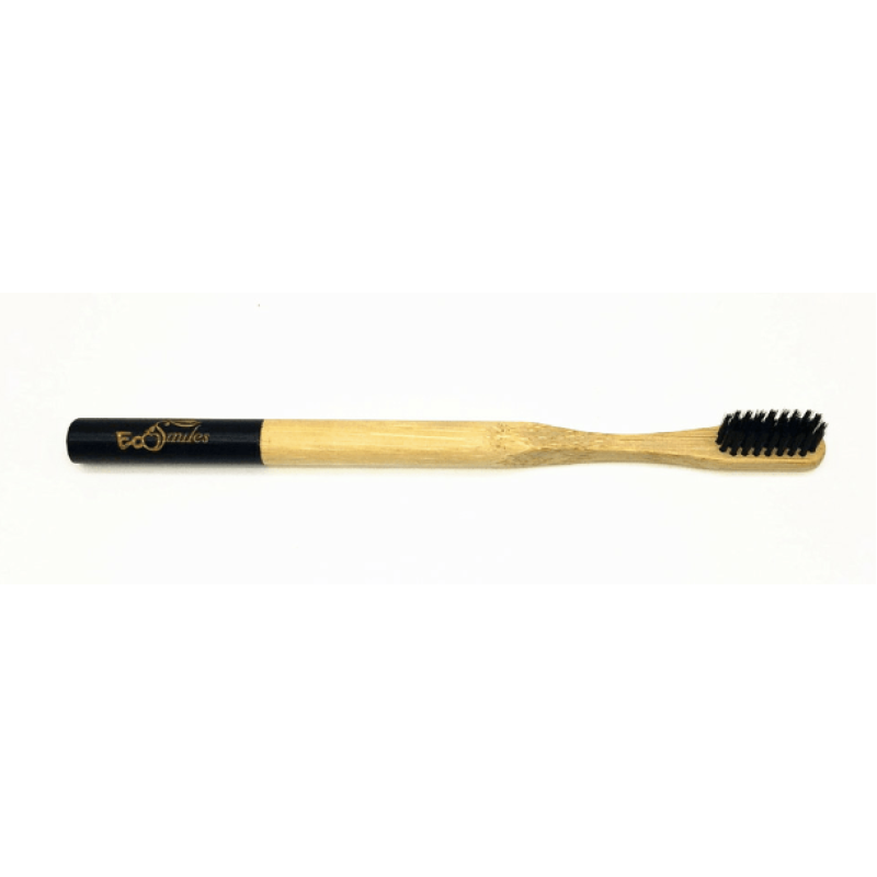 ECOSMILES BAMBOO ROUND HANDLE TOOTHBRUSH ADULTS