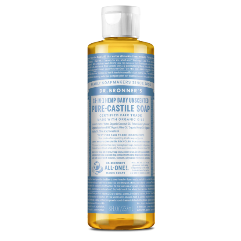 DR BRONNER’S BABY PURE MILD PURE CASTILE LIQUID SOAP 237ML