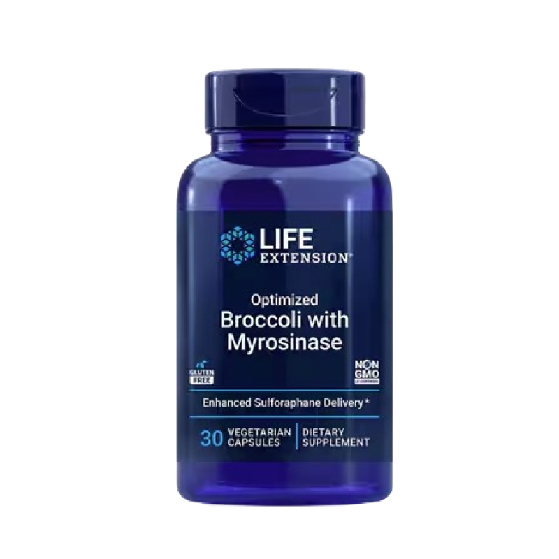 LIFE EXTENSION OPTIMIZED BROCCOLI WITH MYROSINASE