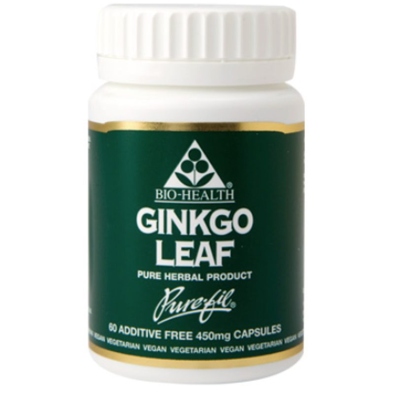 BIO HEALTH GINKGO BILOBA LEAF 450MG