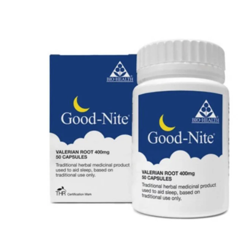 BIO HEALTH NATURAL SLEEP AID GOOD NITE (VALERIAN ROOT 400MG)