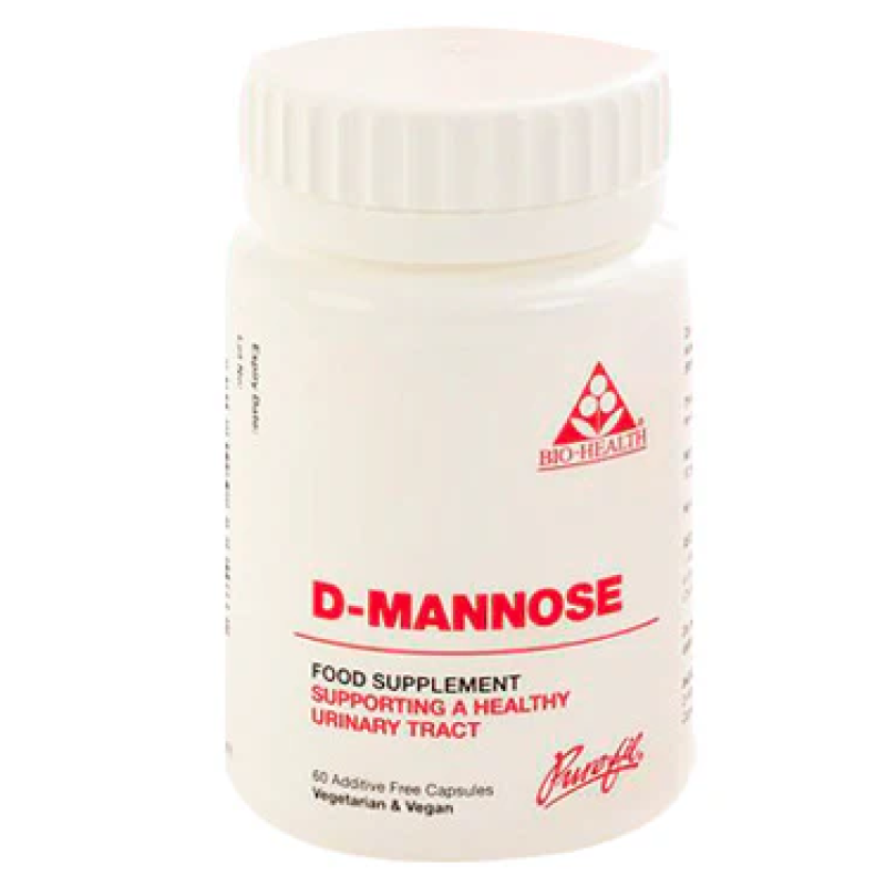 BIO HEALTH D MANNOSE 60 CAPSULES