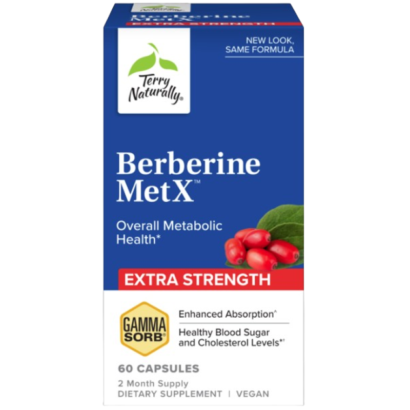 TERRY NATURALLY BERBERINE METX EXTRA STRENGTH 60 CAPSULES