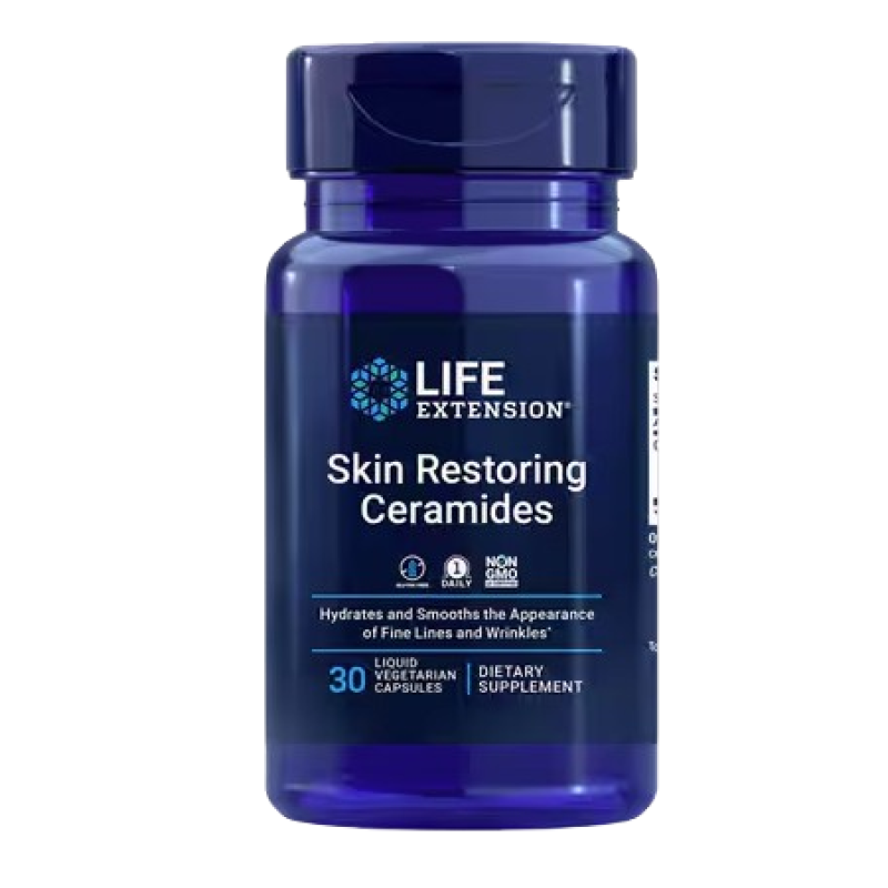 LIFE EXTENSION SKIN RESTORING CERAMIDES 30 CAPSULES