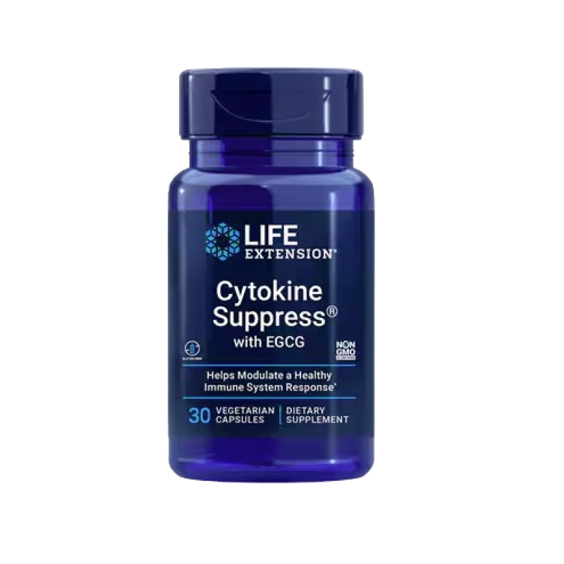 LIFE EXTENSION CYTOKINE SUPPRESS WITH EGCG