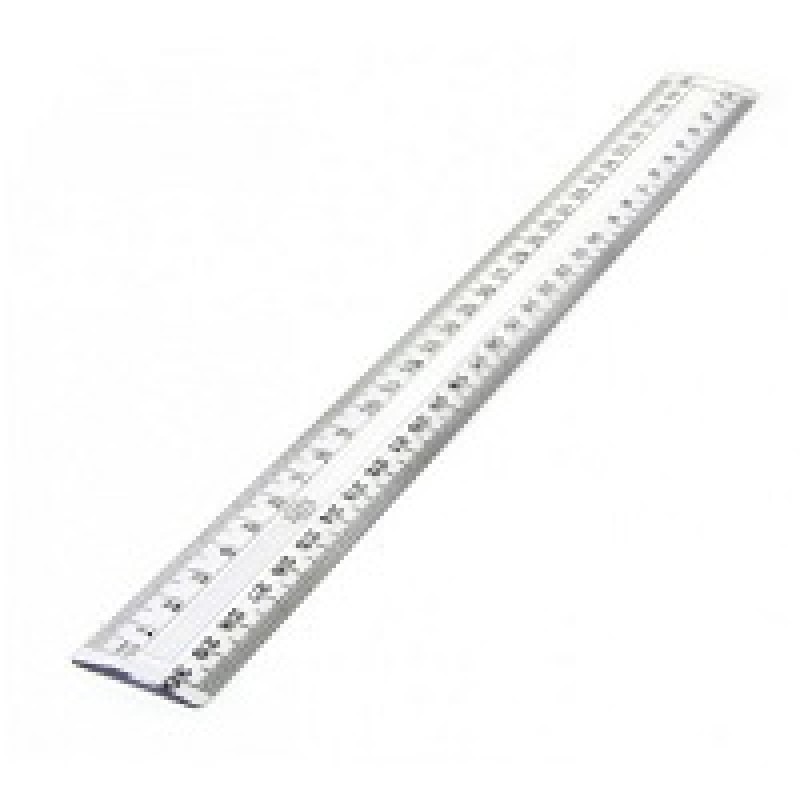 HACO 12 INCH CLEAR RULER 