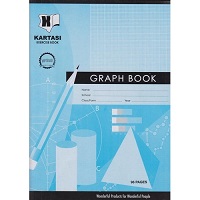 KARTASI A4 GRAPH BOOK 96PGS EXERCISE BOOKS 