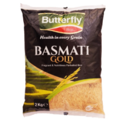 BUTTERFLY RICE BASMATI GOLD 2KG