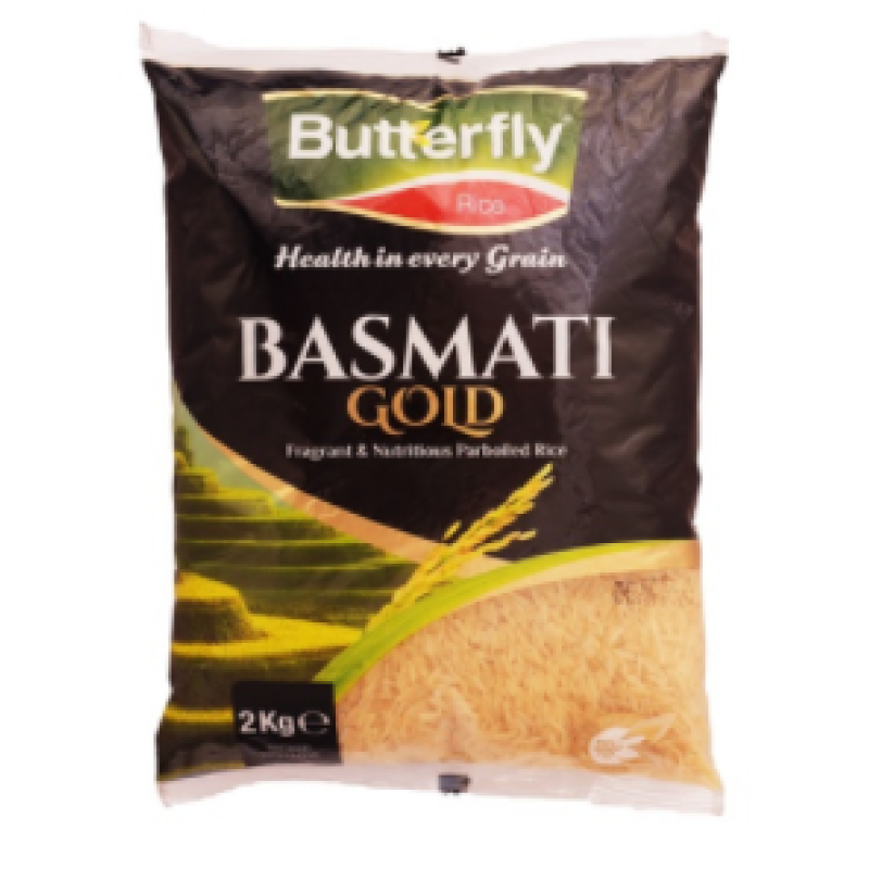 BUTTERFLY RICE - BASMATI GOLD 2KG